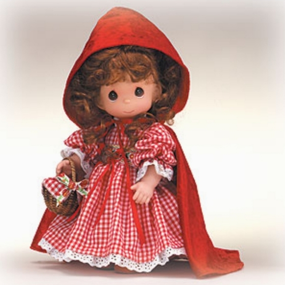 Precious Moments Vintage Red Riding Hood Doll - Picture 1 of 7